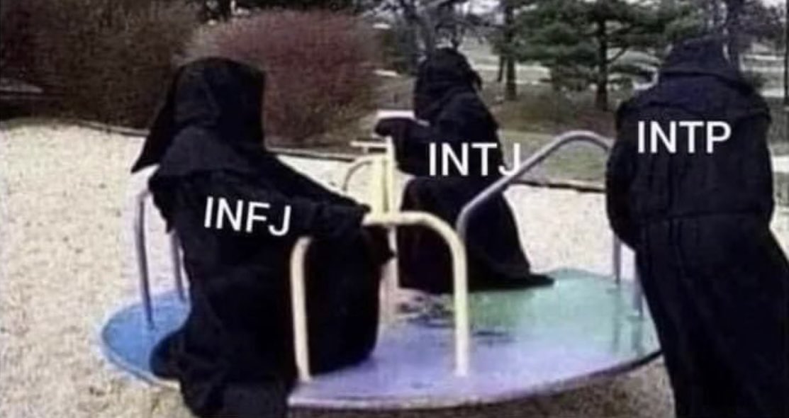 mbti_16ps's tweet photo. MBTI😁
内心特に夢も希望もないが
それでも一緒にいると楽しい
INFJ, INTJ, INTP : https://t.co/qJw4oaEo8i