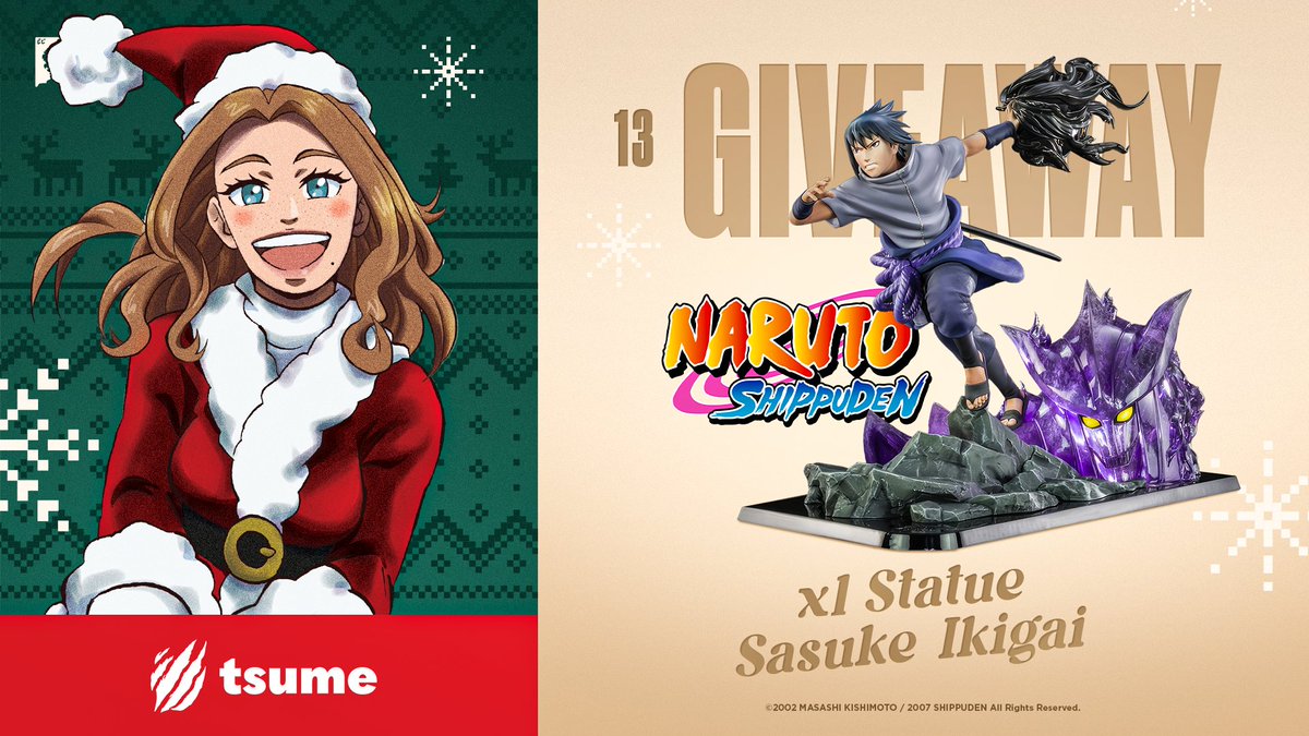 GotagaTV's tweet image. T’es un adepte du sharingan ? 🥷

Aujourd’hui avec @TsumeArt on vous fait gagner une statue de Sasuke 🎅

Pour participer : #RT &amp;amp; #Follow @TsumeArt et @GotagaTV 

TAS le 20/12 | Produits offerts