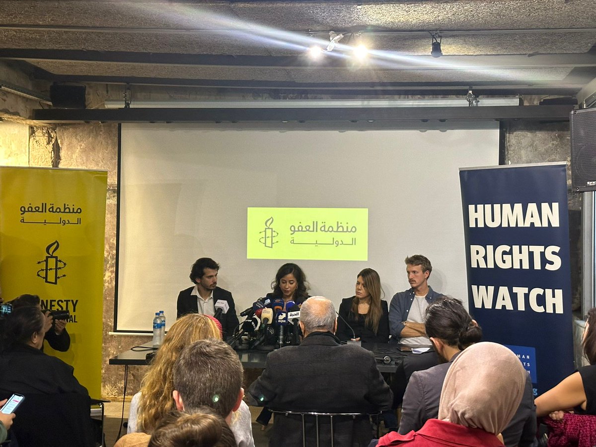 Amnesty International's Aya Majzoub asserts: Direct and indiscriminate attacks on civilians, including journalists, are prohibited under international law and can be war crimes. #JournalistsNotTargets #Lebanon