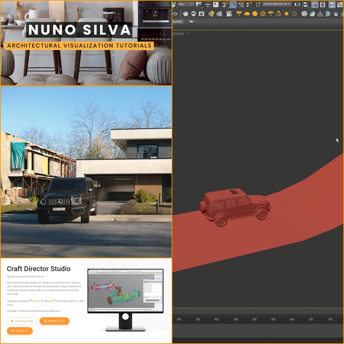 vwartclub's tweet photo. News - Be Informed
By @RebusFarm
.
🌐 https://t.co/IMnmQ1zMGe
.
Nuno Silva - Realistic Car Animation That Works With Every Renderer
.
#vwartclub #vrayworld #rebusfarm #news #renderfarm #3dart #cgi #rendering #cgnews #3dsmax #tutorial #animation #CraftDirectorStudio https://t.co/XXqyh804tw