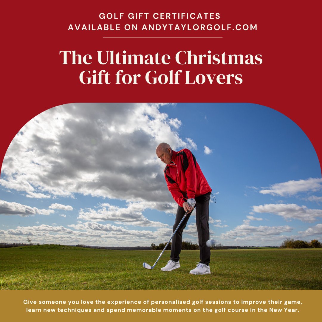 🎁This Christmas, choose gifts that truly stand out and deliver joy long after the Holidays are over.

Give someone you love the experience of personalised #golf sessions to spend memorable moments on the course in the New Year!

Visit my Christmas shop: andytaylorgolf.com/christmas