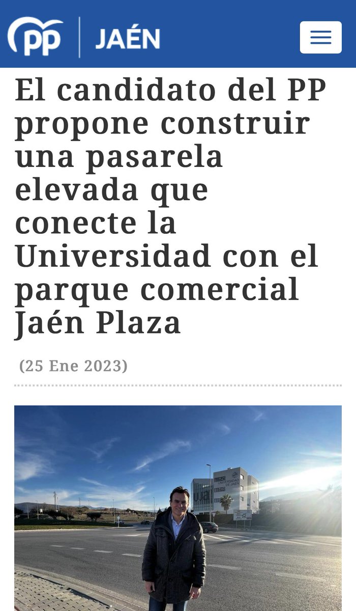 PaulaPelaezJaen's tweet photo. De prometer una pasarela elevada entre la UJA y el #Jaén Plaza a construir un paso de peatones con resalto.
Ya ni 6 meses le duran las promesas al PP
Y lo que nos queda por ver…
#Prometer #Mentir https://t.co/HYdgo5xxhU