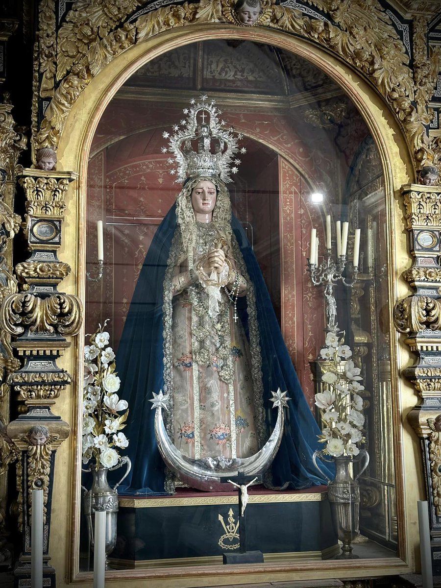 HERMANACO1's tweet photo. #SineLabeConcepta ✝️  Así encontramos algunas de las Sagradas Titulares de las cofradías de Antequera con motivo de la festividad de la Inmaculada Concepción https://t.co/L2AoEET2vS
