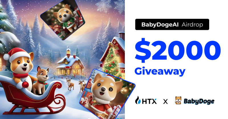 HTX_Global's tweet photo. 🚀#HTXCrazyAirdrop with #BabyDoge!

Unleash the power of Babydoge AI to birth your own Babydoge image!🤩

Enter to share $2000
✅Follow @HTX_Global @babydoge 

✅Post your creations by using: https://t.co/xUYp3VsOmJ

✅RT + Like + Tag 2 Friends

✅Fill out the form