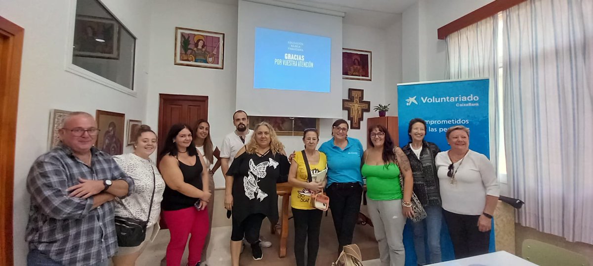 Talleres de educación financiera para familias en situación de dificultad social. Con la colaboración de la Asociación de Voluntarios de la Caixa, 36 personas han participado en estos talleres en Algeciras, Cádiz y San Fernando. #educacionfinanciera

caritas.es/cadiz/noticias…