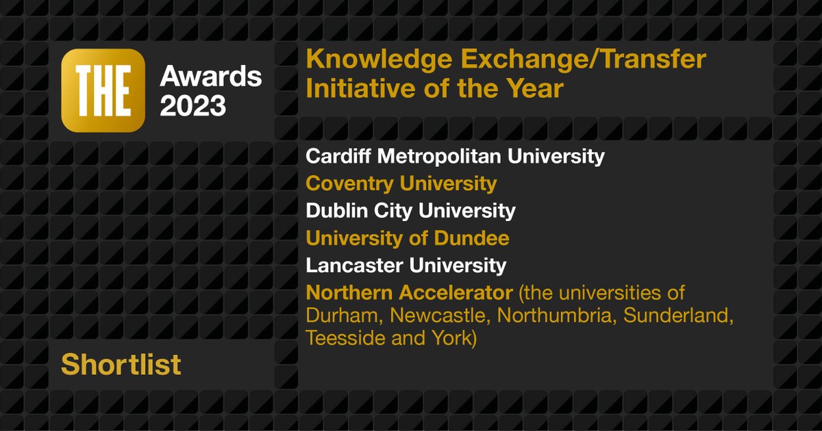 Good luck all the @LancasterUni teams at tonight's #THEAwards, especially our own @RECIRCULATERS & @ACTUATEGCRF
