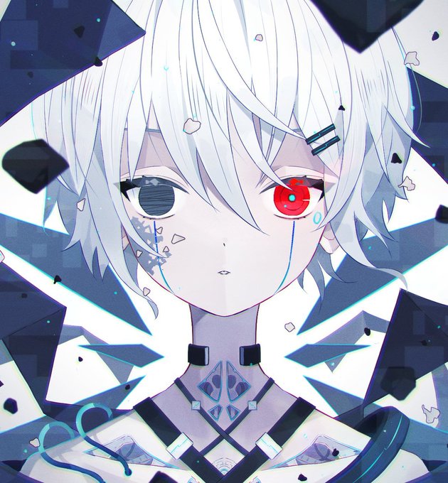 「blue eyes pale skin」 illustration images(Latest)｜5pages