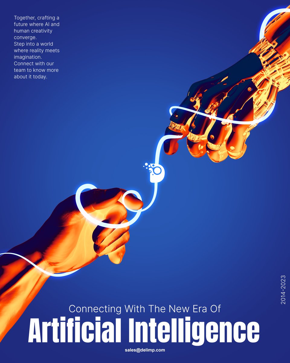 delimp_it's tweet photo. Joining hands with AI and connecting with the pulse of the future!

Let's weave innovation and imagination with a touch of human brilliance! 

Let's explore boundless possibilities and shape tomorrow's tech landscape together!

#Google #Bard #ChatGPT4 https://t.co/GLl2DLp1zY
