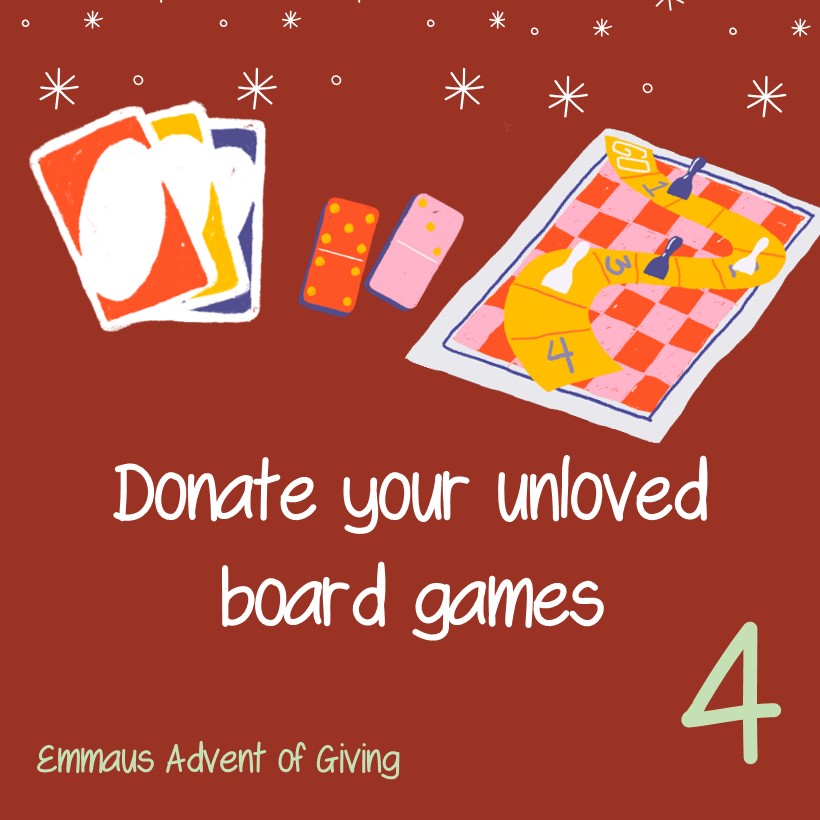 emmauscol's tweet photo. Behind the door today we're asking for donations of board games 🎁🎲

If you're getting games out this festive season, donate any that you haven't played in a while and we can add them to our companion lounge💚

Drop donations at Emmaus Works or our Warehouse, CO2 7DT https://t.co/zWs80sBhZ0