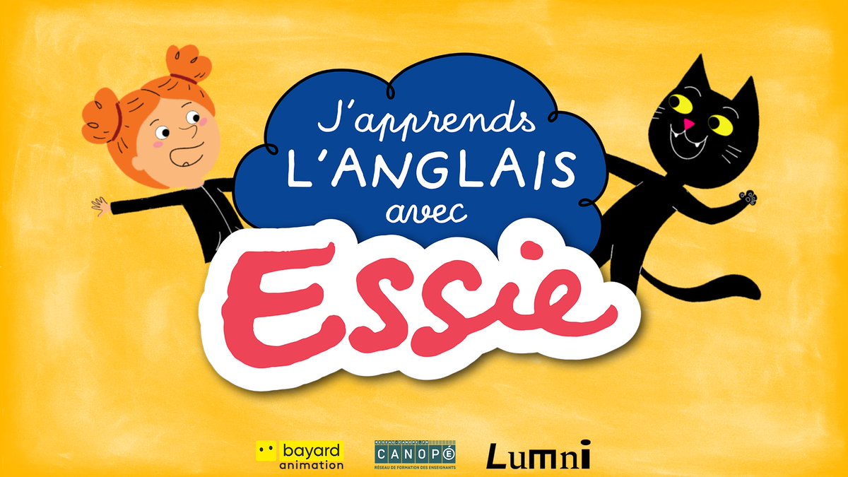 Depuis lundi 04/12, <a href="/lumnifr/">LuMni 💡 • Pour en apprendre tous les jours !</a> , la plateforme éducative de l’audiovisuel public, propose les 12 premiers épisodes de la série « J’apprends l’anglais avec Essie », coproduite par <a href="/reseau_canope/">Réseau Canopé</a> , <a href="/bayard_jeunesse/">Bayard Jeunesse</a> &amp; <a href="/francetv/">France tv</a>. 
➡ lumni.fr/serie/j-appren…
