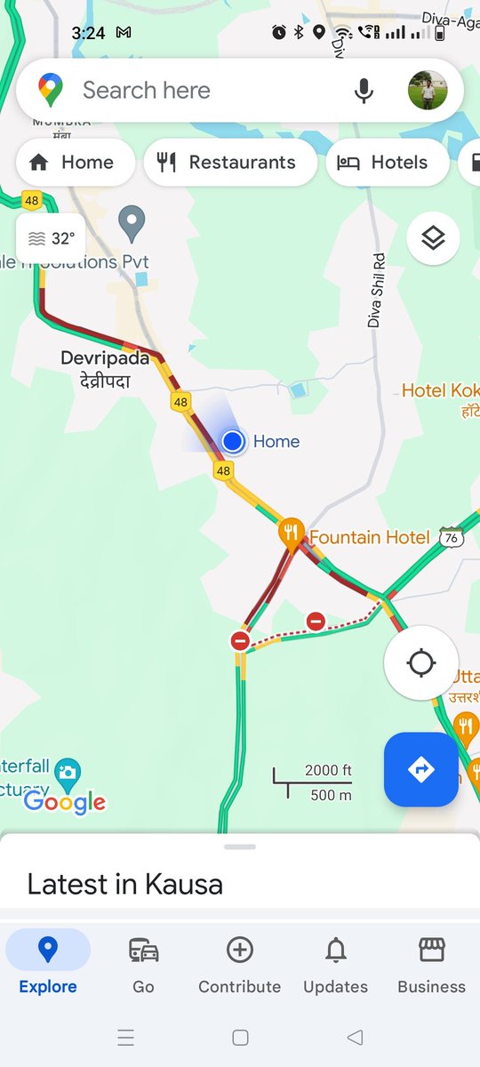 drzafar78's tweet photo. @ThaneCityPolice ab ye Roz ka ho gaya hai. Afternoon aur night dono time. Traffic jam at present at shil phata https://t.co/PYEqgwpvT7