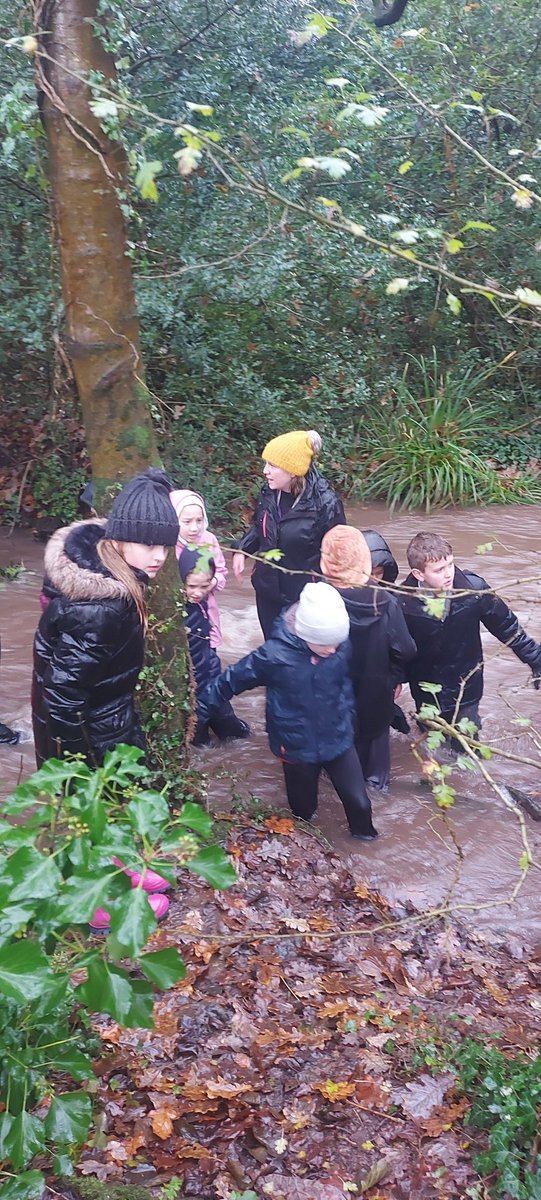 Year 5 had a great time walking down stream, absolutely fantastic children (and staff) all joining in with the experience. @coedglas2025 <a href="/CoedGlas/">Coed Glas Primary</a> 
Listening to the laughs, joyful screams and seeing the smiles made the week!