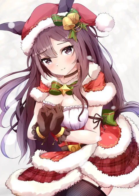 #ウマ娘 #メジロドーベル メジロ家の為に頑張るサンタベルちゃんがかわいい 