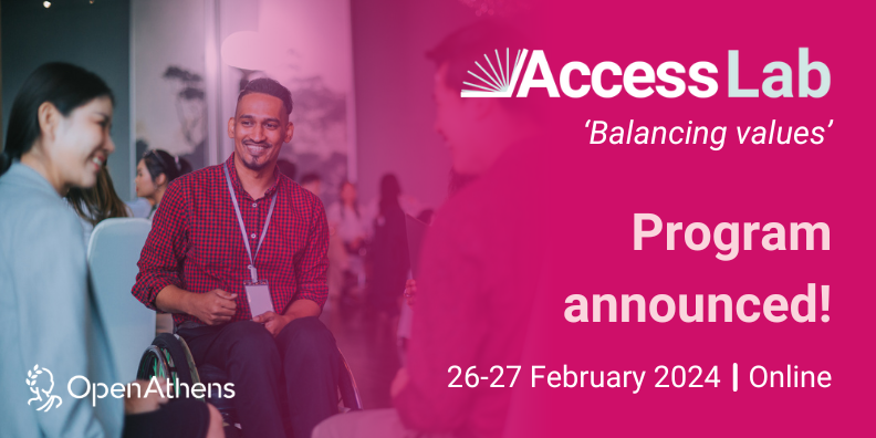 OpenAthens's tweet photo. Exciting news! The Access Lab 2024 program has just been released. Find out more about what to expect in our upcoming event, as well as checking out our program, in our latest news release!
Find out more: https://t.co/gBKBvUcwN1
#AccessLab https://t.co/vh8zl7zvS4