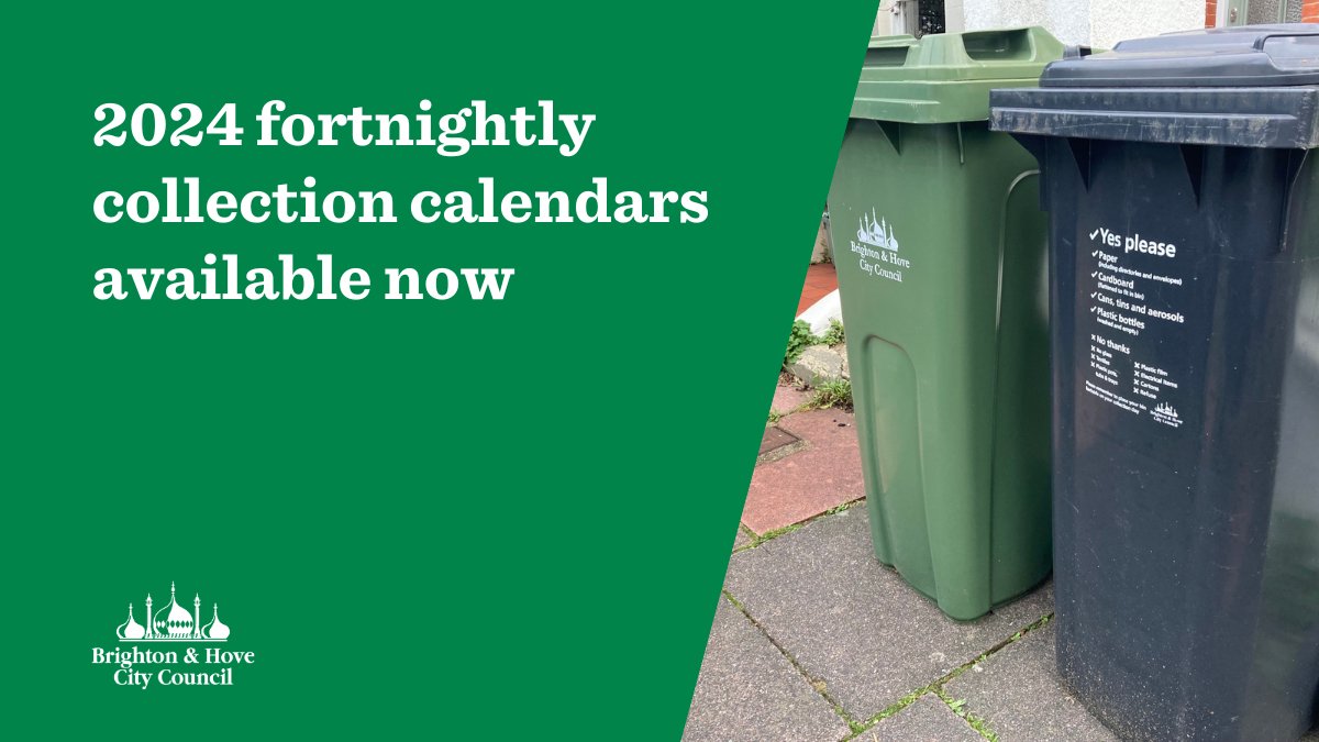 You can now download your 2024 collection calendars if you have fortnightly recycling collections. Check your collection days and download 👉 ow.ly/Nlmr50QeVEy