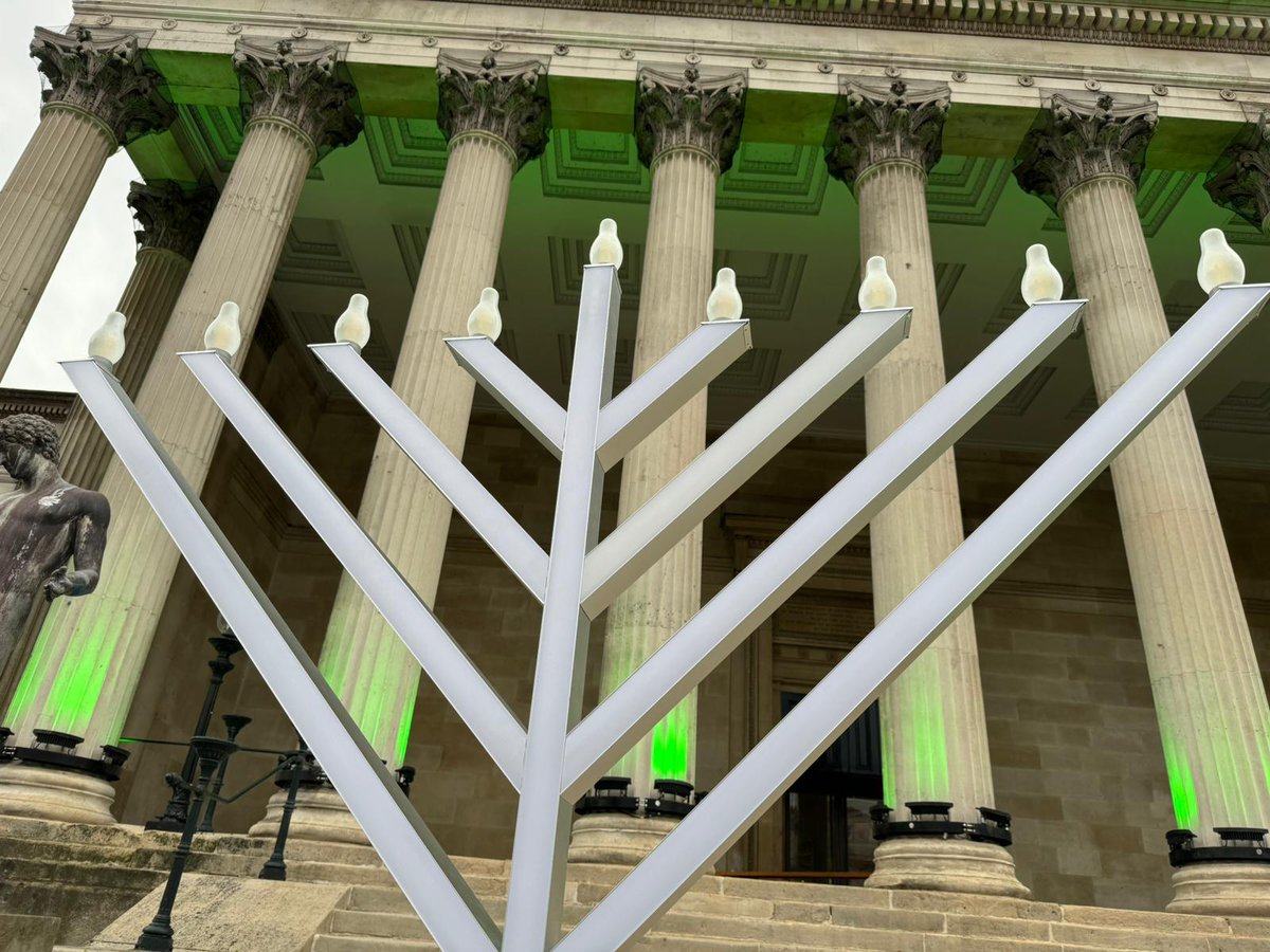 Wishing all our Jewish students and staff @UCL a very Happy #Chanukah. Chag Chanukah Sameach! The message of Chanukah is that light will always overcome darkness. See the candelabra or chanukiah displayed in UCL's Main Quad (pictured below).
