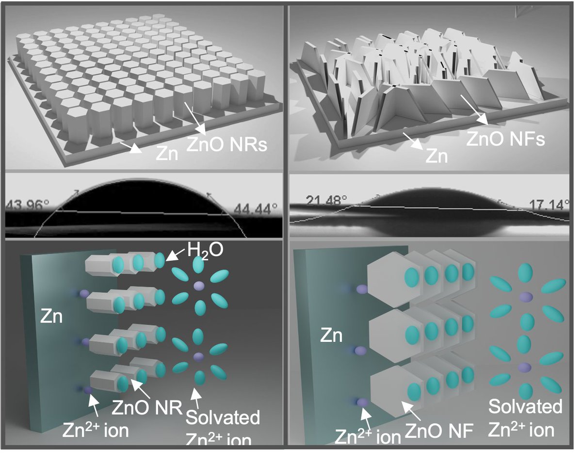 🔬 Our newest study delves into Polar-Face-Rich 2D ZnO Interfacial Layers on Zn anode, aiming to suppress dendrites in #ZnionBatteries. 🚀 Published in @Small journal. Check it out! #BatteryResearch #DendriteSuppression
@UCL_IMD @Buddha_Lab 
onlinelibrary.wiley.com/doi/full/10.10…