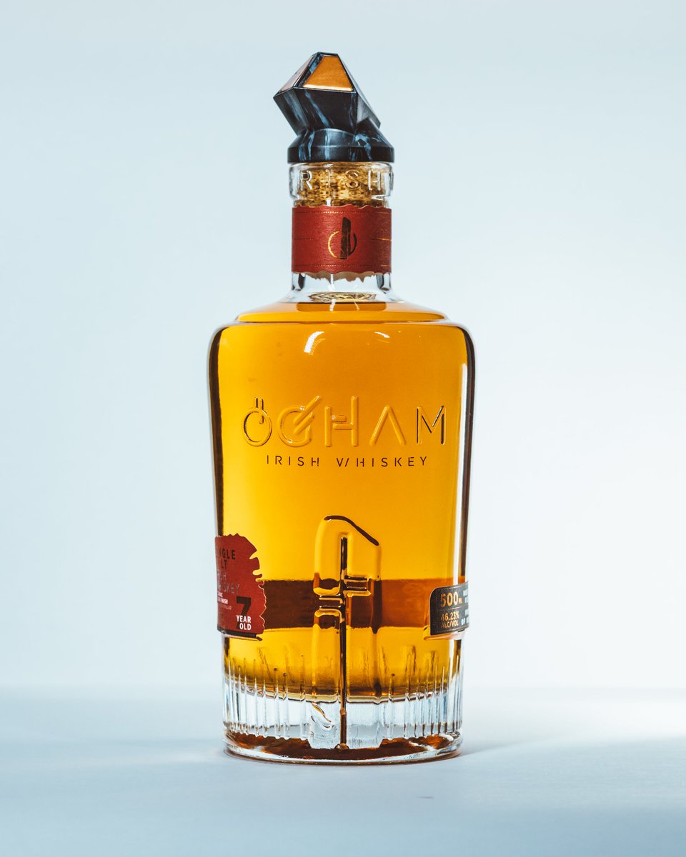 🥃Now available on oghamwhiskey.com our third limited release, a beautiful 7 year old Single Malt finished in a Cognac Cask and bottled at 46.23%🥃