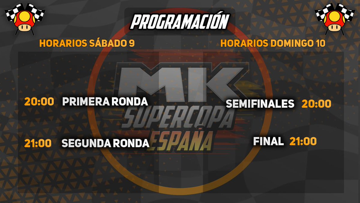 MKSuperCopa's tweet image. Programación para este fin de semana, solo 5 plazas disponibles, discord.com/invite/2PAS2GRJ