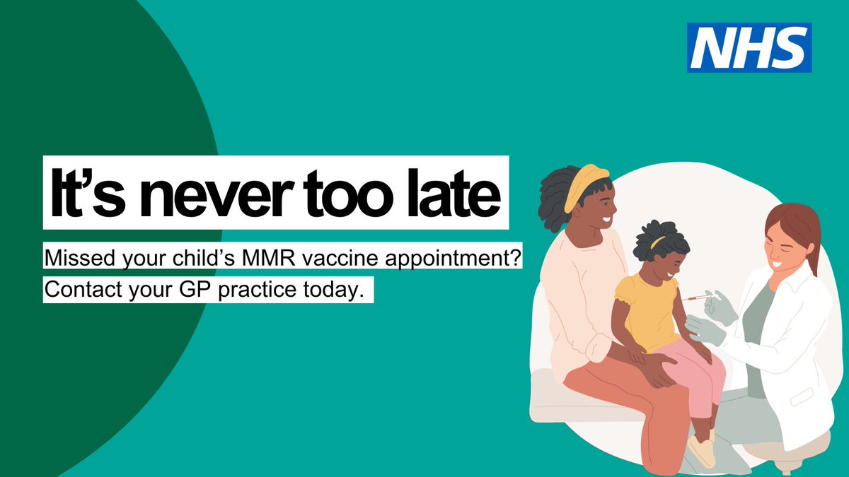 Measles cases are rising in England.The MMR vaccine is the safest and most effective way to protect against measles, mumps and rubella. For more information visit nhs.uk/conditions/vac…