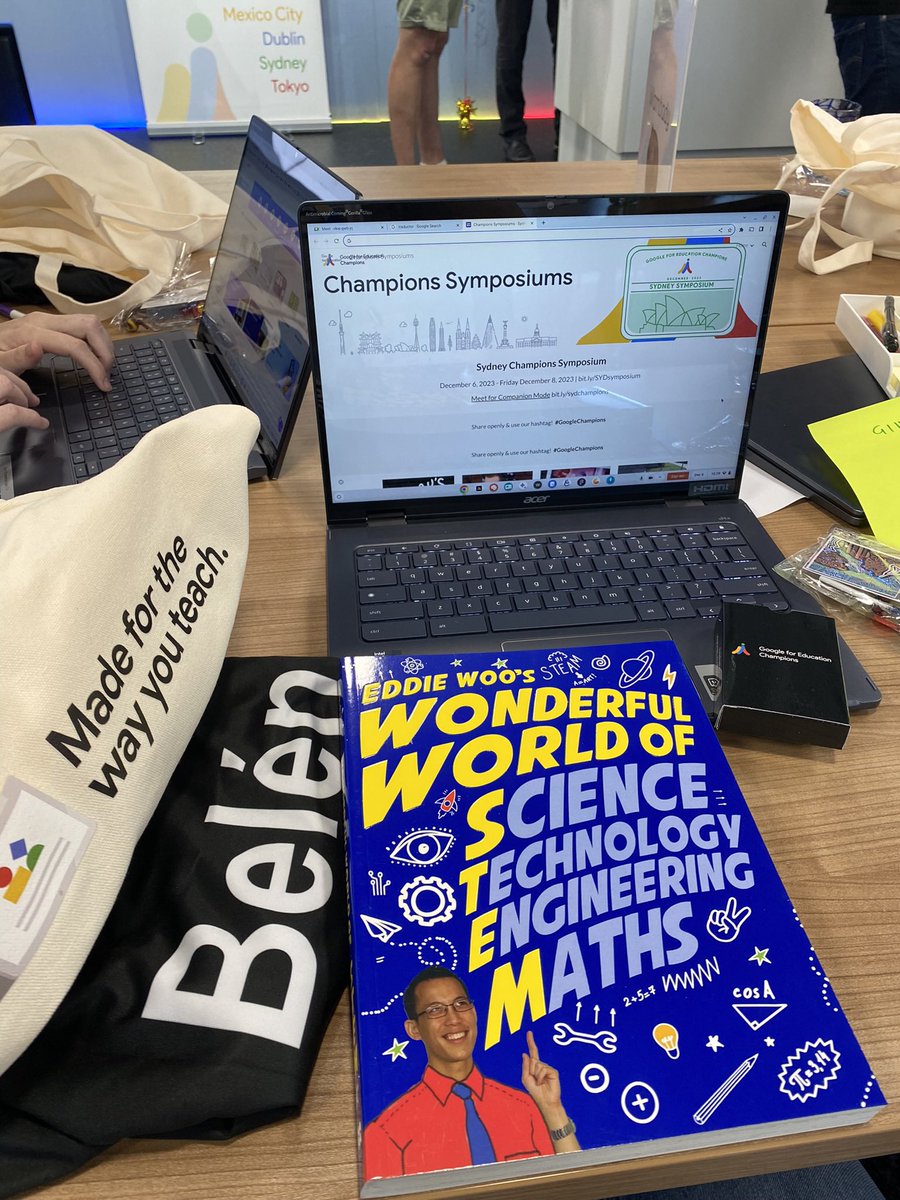 BeleUribe's tweet photo. The Google Champions Symposium has been a great experience and a  personal challenge. Thank you all for your kindness and for using captions in the presentations 🫶🏻 Let's go for the last day! 🇦🇺🇨🇱
 #googlechampions #sydney https://t.co/hS1gxYBOfo
