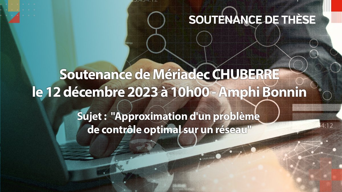 Soutenance de #thèse mardi 12 décembre 2023 à 10h @INSA_Rennes | Spécialité : #Mathématiques et leurs interactions ➕insa-rennes.fr/actualites/det… #doctorat #PhD #Rennes cc @DoctoratBZH