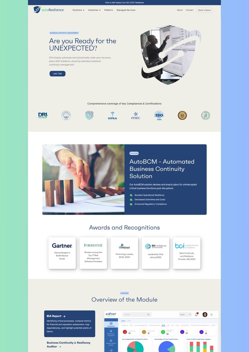 EyeBridge's tweet photo. One of the best parts of our job is to see our design work come to life. That’s why we are excited to share with you some of the screenshots of the AutoResilience website pages that we are most proud of. https://t.co/pxiOLLnUhT