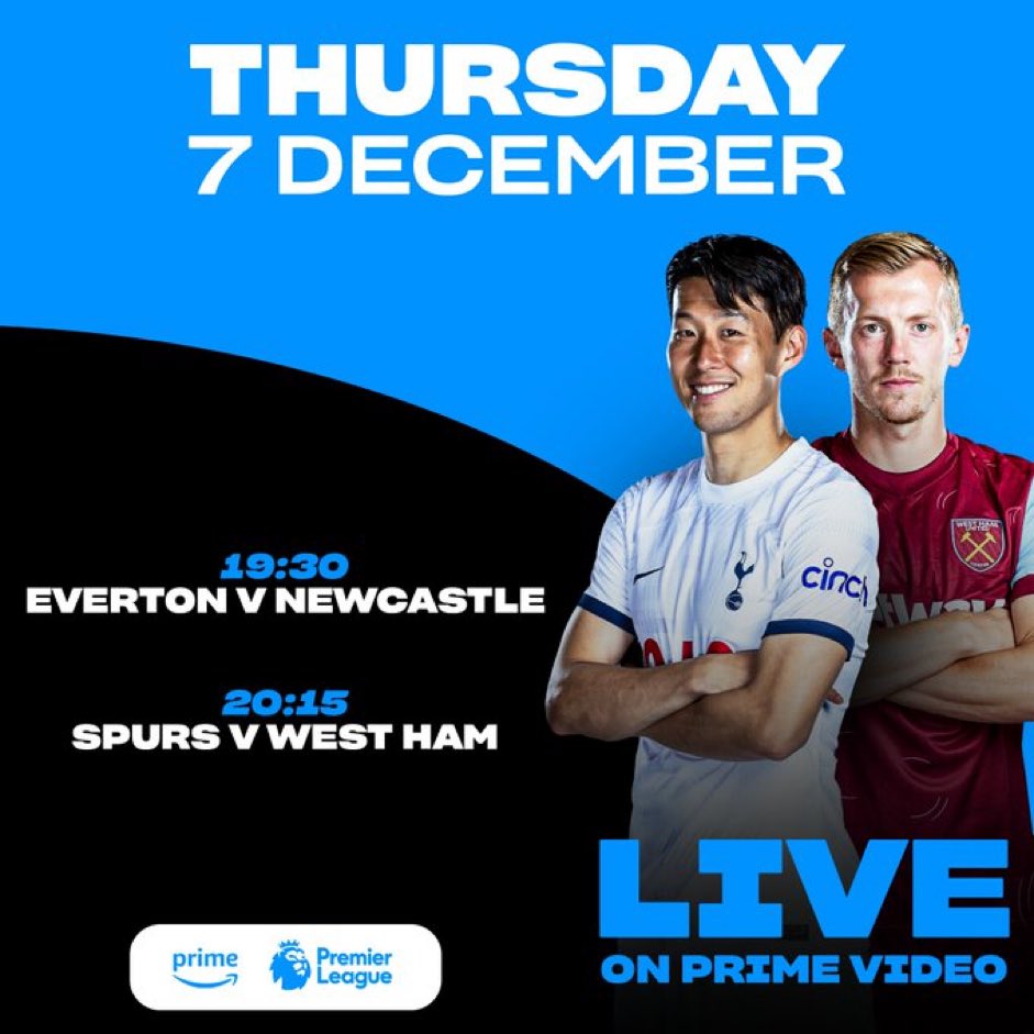 A thrilling week 15 concludes tonight on @primevideosport - very much looking forward to a night under the lights at Goodison