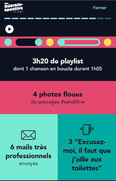 Dites <a href="/SNCFConnect/">SNCF Connect</a>, c'est très sympa la #retrainspective avec le bilan CO2 (dont le calcul est détaillé dans les mentions légales👍).
Moins bien de terminer sur des stats bidons (une mention "on déconne" serait pas de trop).
Ou pourquoi pas le nombre d'heures de retard ?