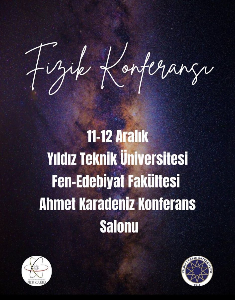 ytuphysics's tweet photo. Sonsuz merakı ve bilgi arayışını paylaşan bir topluluğun parçası olmak için sizi 11-12 Aralık tarihlerindeki büyük buluşmamıza davet ediyoruz! Gerçekleştireceğimiz bu unutulmaz etkinlik, sizi fizik dünyasının derinliklerine çekecek, sizi bilgiye doyuracak ve sizi sürükleyici- https://t.co/dTPew3kSmK