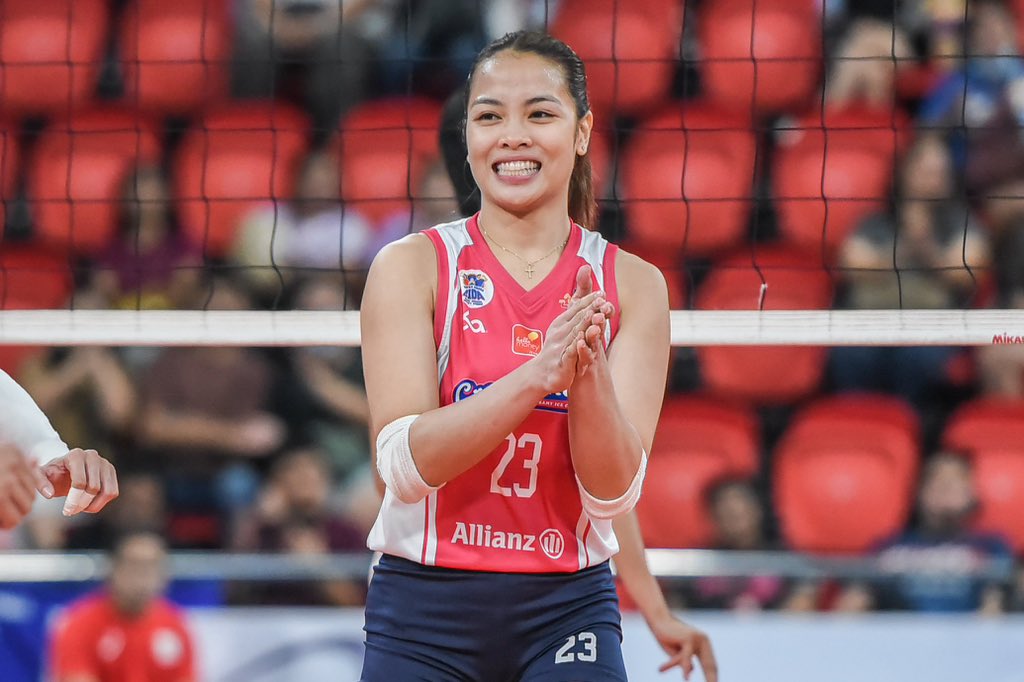 Semis Game 1 || Jema Galanza 🔥 17 Points 16 attacks 1 Block 7 Excellent Digs 9 Excellent Reception Congratulations Player of the Game!! 💛 📸PVL Media Bureau