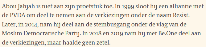 En als het deze keer niet lukt gaat #AbouBlahBlah zijn volgende partij OCAD-Nu noemen.  Volgens de redactie van #DeAfspraak verdient hij de titel van politiek entrepreneur van het decennium.  

'Bevrijdingstheoloog van het jaar' zou dan weer naar #SalahAbdeslam gaan.

#VRT4Ever