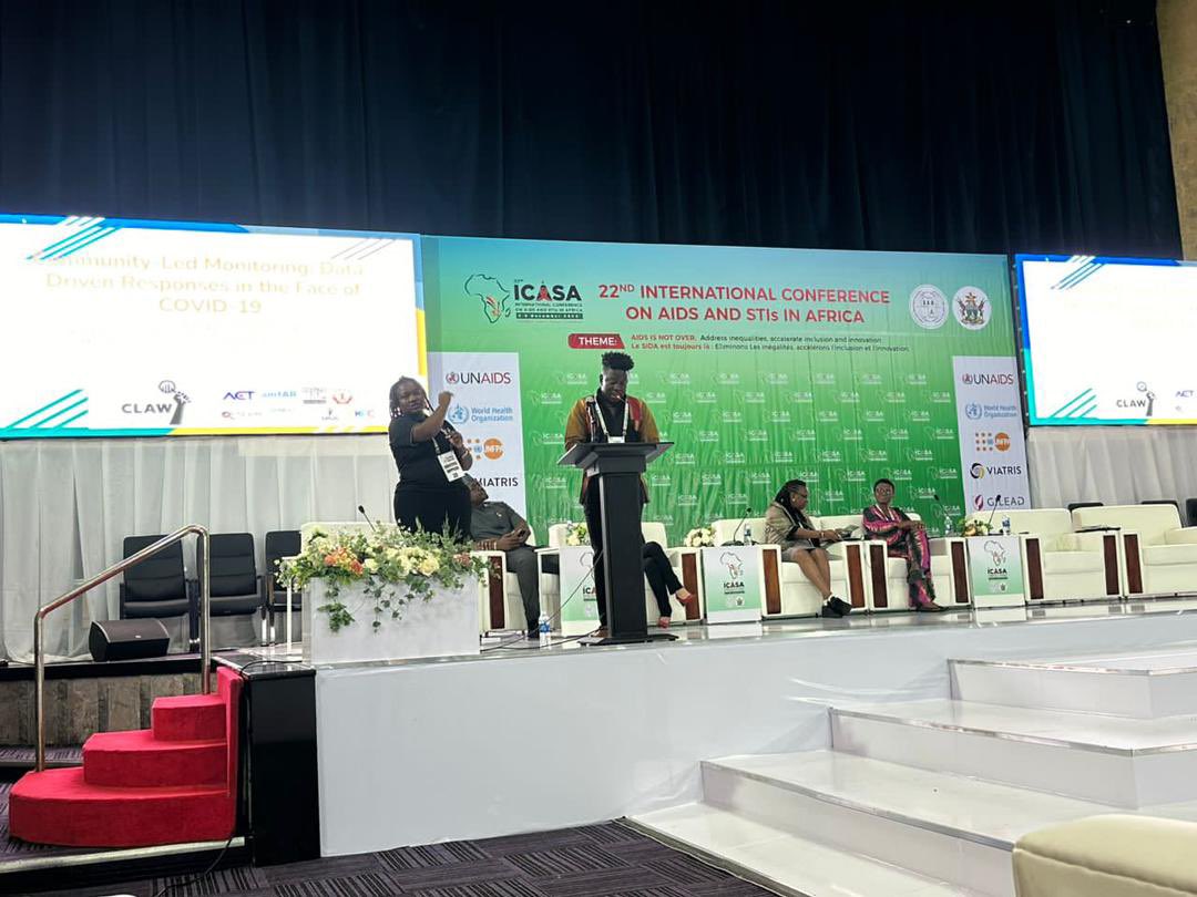 It was an incredible experience sharing our COVID-19 interventions for key and vulnerable populations at #ICASA2023 this morning. The journey through the pandemic was challenging, but it also highlighted the resilience and strength of our communities. Our focus on tailored care
