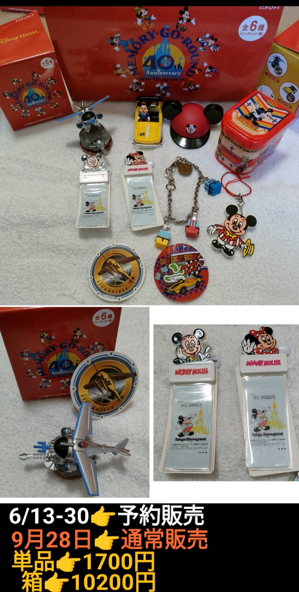 ディズニー　40周年　ミニチュアトイ ミニチュアフィギュアコレクション（ディズニー40周年グッズ