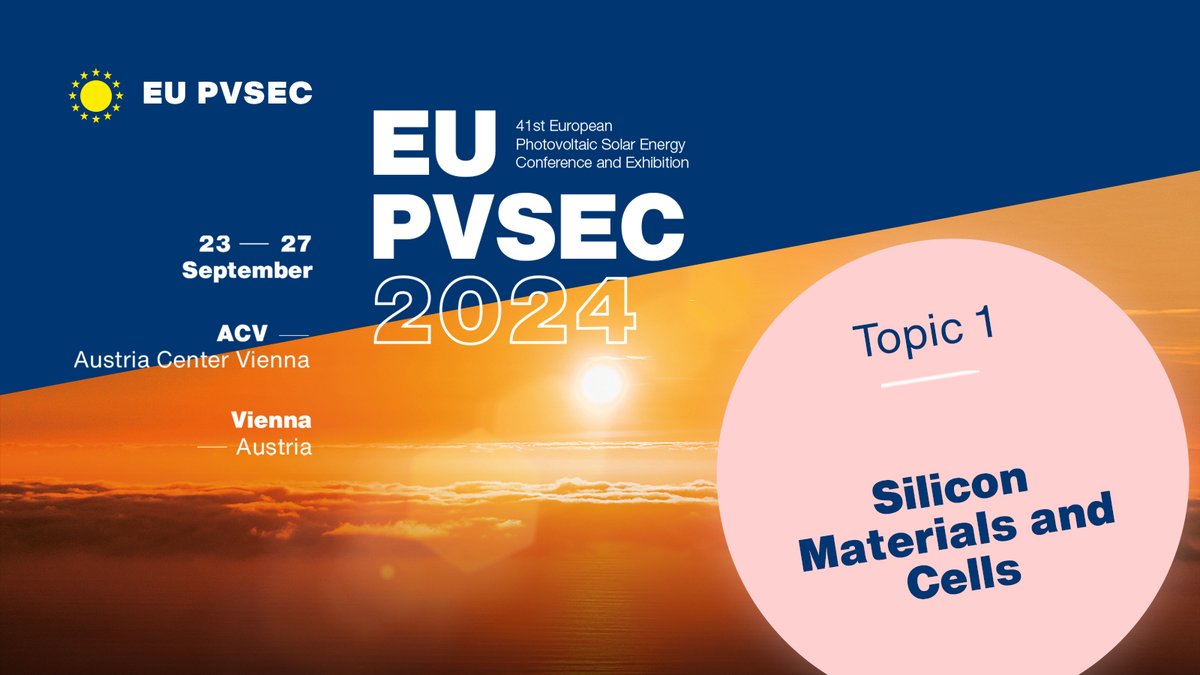 EUPVSEC's tweet image. Get to know the topics of the #EUPVSEC2024!
#Topic1 explores crystalline silicon developments up to cell level, with 5 subtopics addressing key tech issues, #sustainability, and R&amp;amp;D breakthroughs.
bit.ly/4851BuP
#EUPVSEC #SiliconPV #Photovoltaics #Research #Abstracts