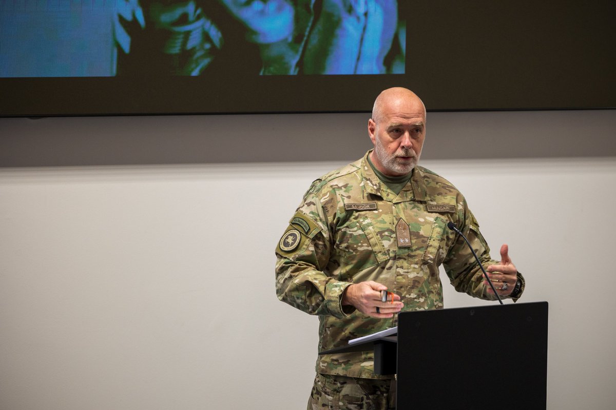 Allied SOFCOM hosted Maj. Gen. Tamás Sándor, the Hungarian Military Representative to #NATO & EU Military Committees & former Cdr of the 🇭🇺 Joint Special Operations Command where he shared his insights on SOF, focusing on Regional SOF Capabilities in Effective Deterrence.