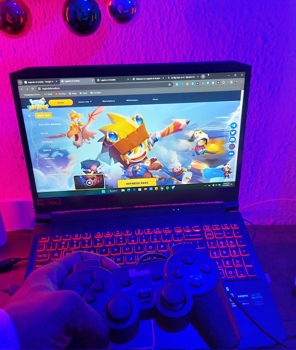 CyberZik's tweet photo. Cooking up some Video contents for @LegendofArcadia .... ๐๐.
Let's Anticipate ๐.
.
.
.
#Web3 #DeFi #GameFi #web3gaming #decentralised #decentralisedgaming https://t.co/vRuZTthlAc