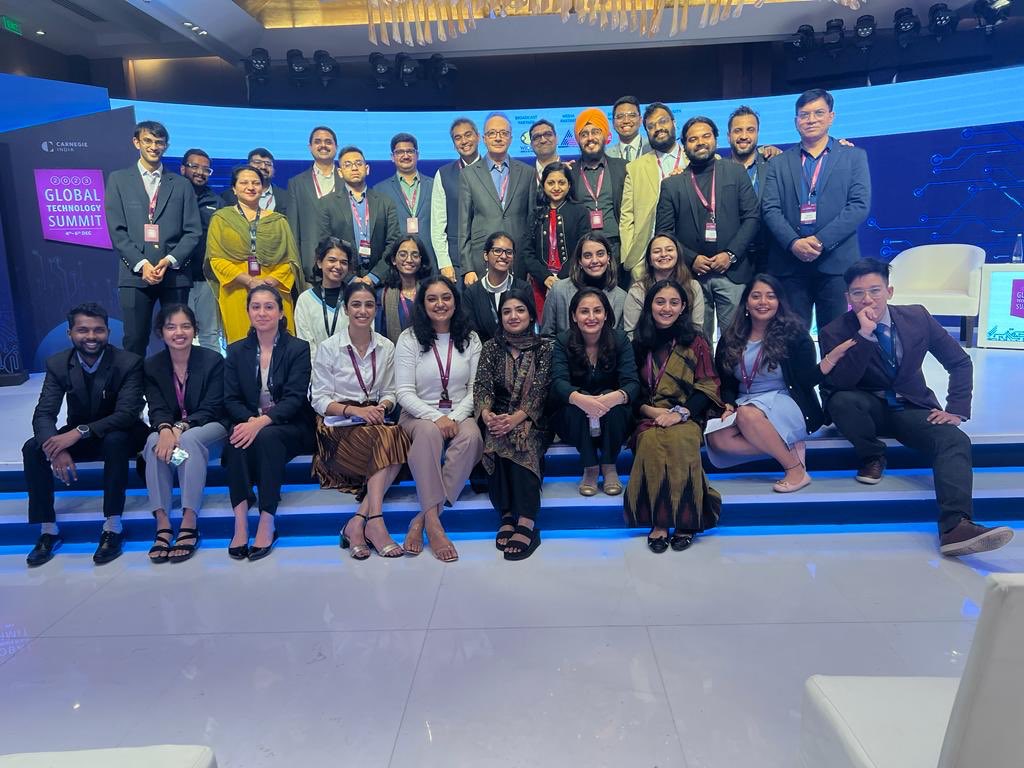 Rudra_81's tweet image. No team like this team! 8th edition of the #GlobalTechSummit @CarnegieIndia is a wrap!