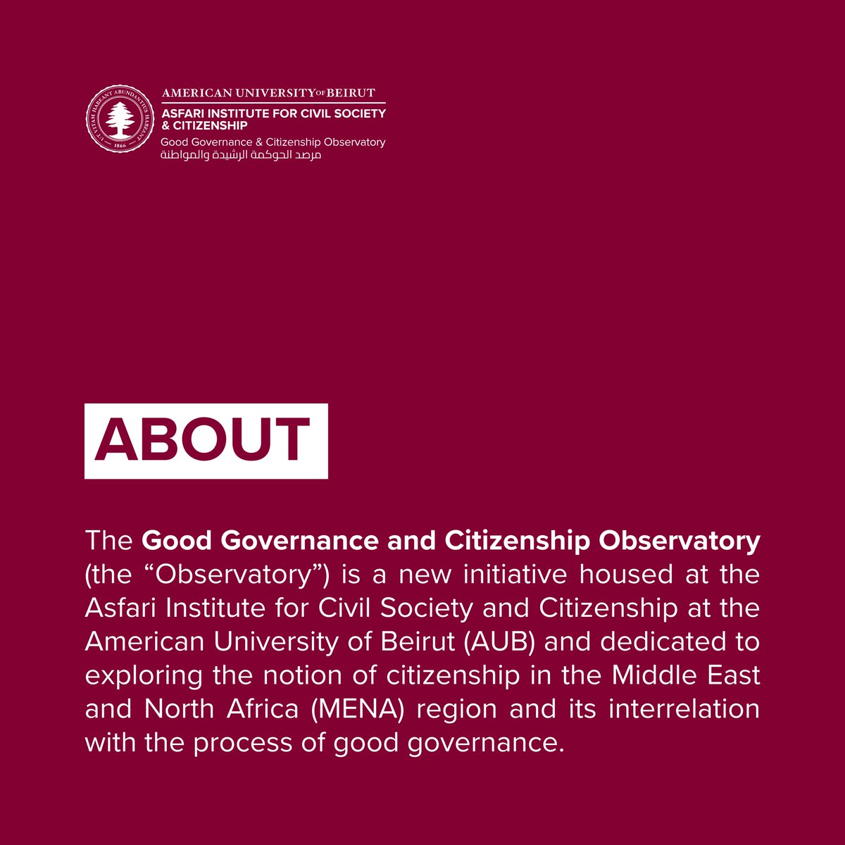 simonkachar's tweet photo. The Good Governance and Citizenship Observatory #GGCO at @AUB_Lebanon
https://t.co/KEHMBRdDBL https://t.co/ngmsEFYUsT