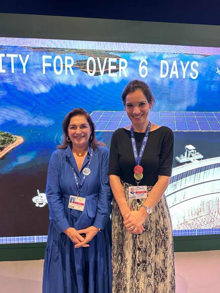LNEG_PT's tweet photo. No dia 5 de dezembro de 2023, a Presidente do LNEG, Prof. Teresa Ponce de Leão, moderou o  debate “Transition to Renewable Energy: From Ambition to Action”,  realizado no âmbito da #COP28 , no Dubai.
https://t.co/dEeCXzyxyI
#lneg #energytransition https://t.co/9u3fTMuZOn