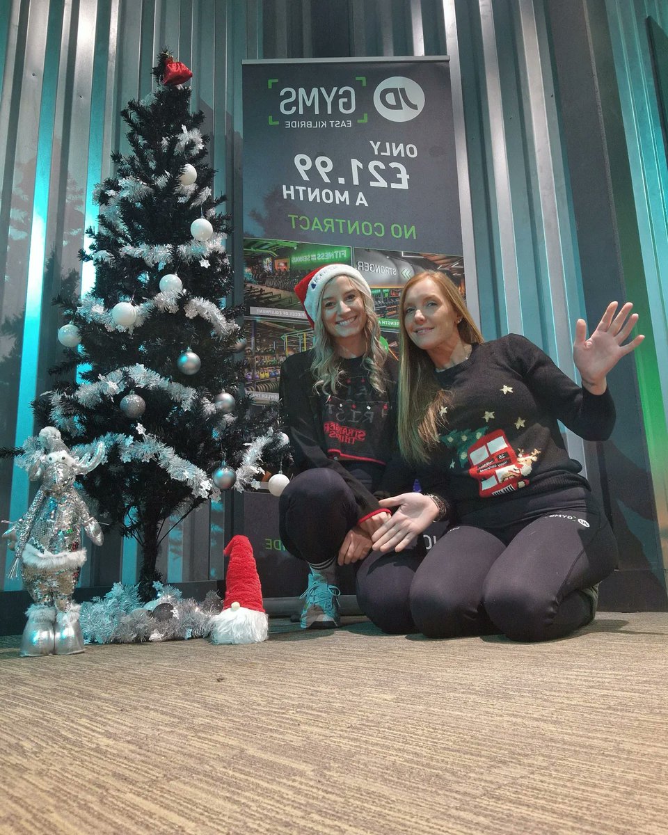 Kicking off Christmas Jumper Day! 😝🎅🏻 Share your pics for the chance to win a free month! 🎁 The JD Gyms East Kilbride Team 💚 #ChristmasJumperDay #jdgyms #fitnessjustgotfestive @JDGyms