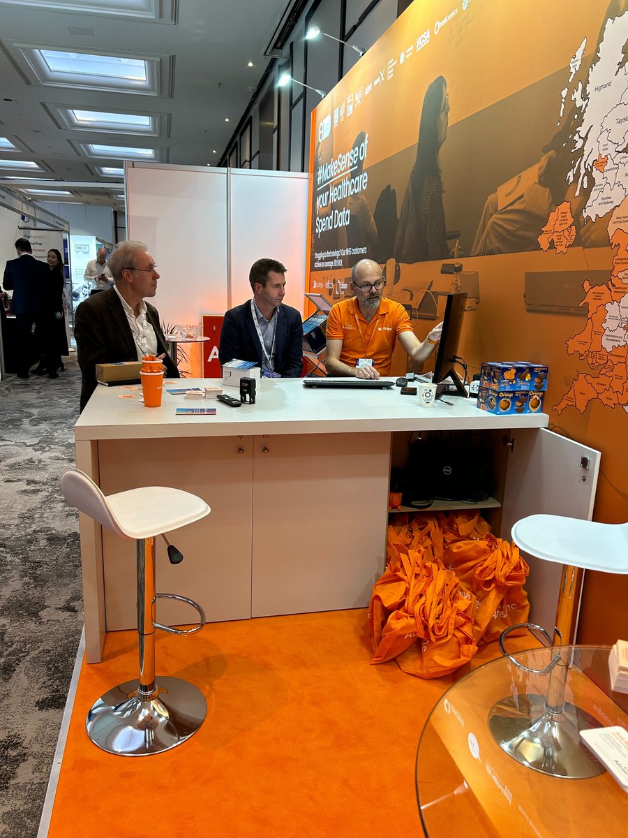 It's another busy day at the #HFMA2023 conference! Are you attending today? Come and say hi to us on stand A9! 👋🍊 @HFMA_UK