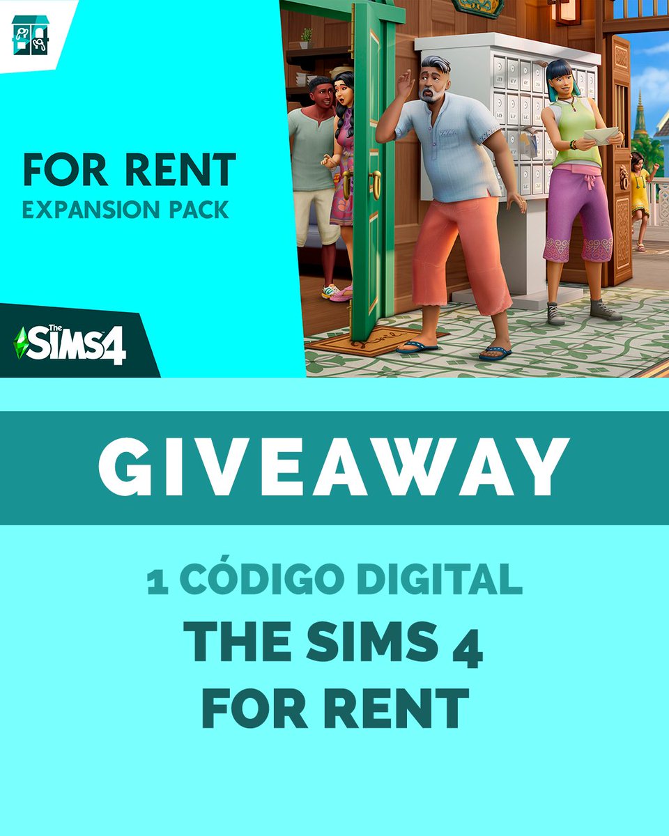 anarlguerra's tweet photo. GIVEAWAY 🎁

Vou sortear 1 código do #TheSims4ForRent para a EA app.

Para participar tens de:
• Seguir-me no Twitter
• Retweetar este post
• Tagar um fã de The Sims

Termina a 16 de dezembro às 23h59. APENAS 🇵🇹🇧🇷 https://t.co/pna4HmwJIV