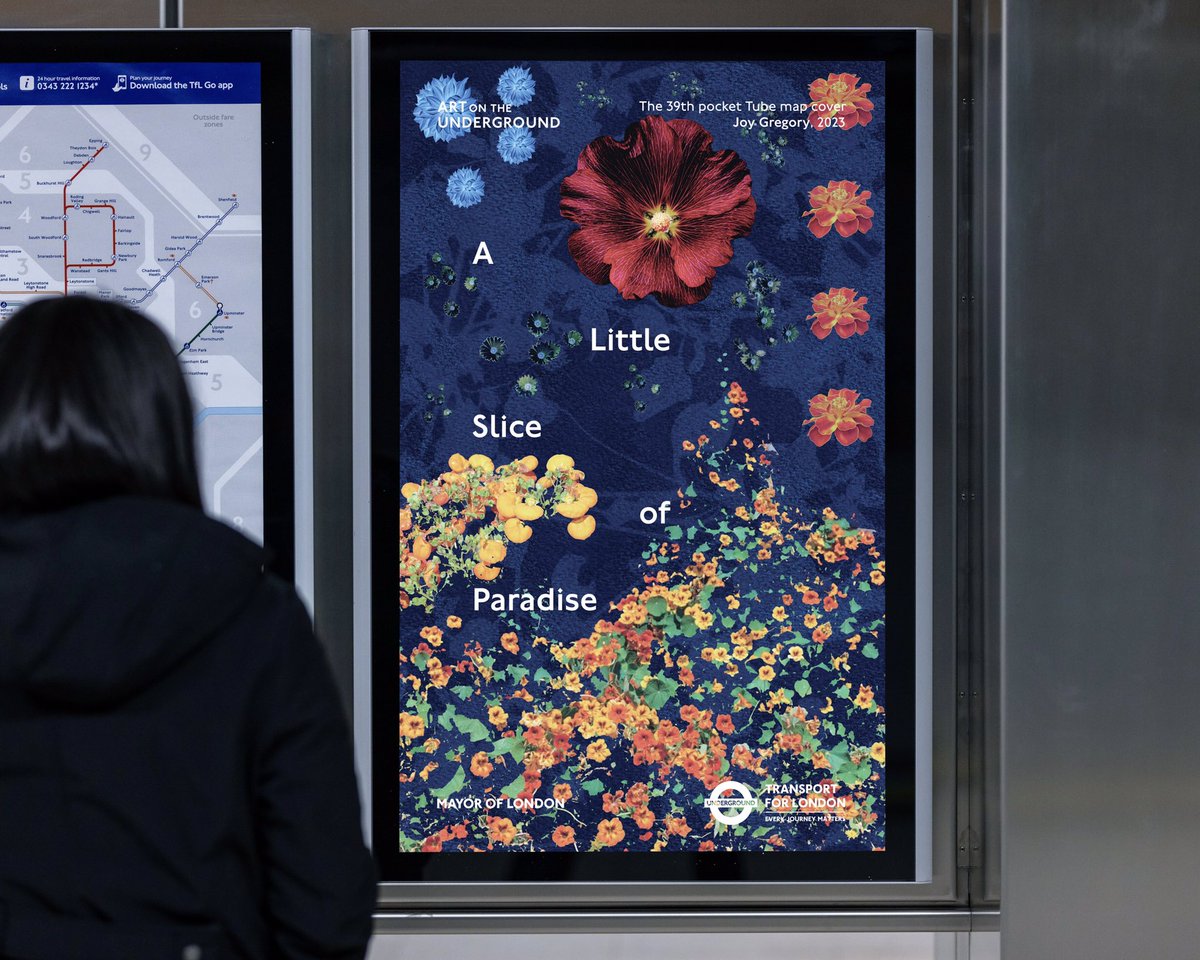 Art on the Underground (@aotulondon) on Twitter photo We are thrilled to announce the 39th pocket Tube map cover - ‘A Little Slice of Paradise’ by <a href="/stockwelljoy/">Joy Gregory</a> 🌱✨
Joy Gregory’s Tube map cover pays tribute to the TfL staff who cultivate gardens in stations across London’s transport network: rb.gy/wd2fll We are thrilled to announce the 39th pocket Tube map cover - ‘A Little Slice of Paradise’ by <a href="/stockwelljoy/">Joy Gregory</a> 🌱✨
Joy Gregory’s Tube map cover pays tribute to the TfL staff who cultivate gardens in stations across London’s transport network: rb.gy/wd2fll