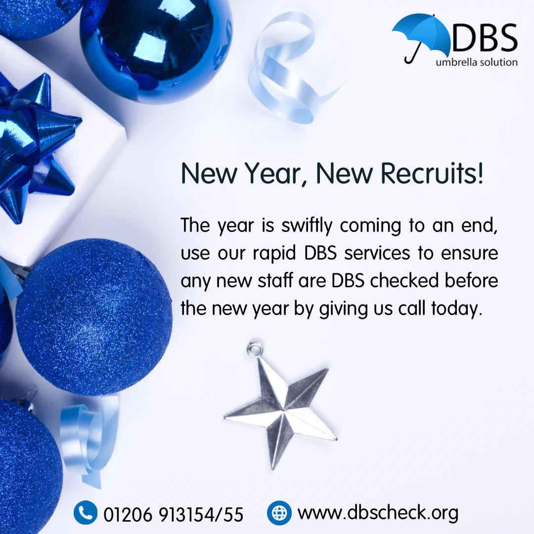 dbscheckservice's tweet photo. 2024 is just around the corner...

Use our DBS services for a rapid turnaround ⏰

Call us today on 01206 913154/55 and our Account Managers can help you! ☃️

https://t.co/ZELyzsIcXC

#dbs #dbscheck #backgroundcheck #fasttrackdbs #dbscheckonline #uk #employees #employers https://t.co/mML9qbM9Jm