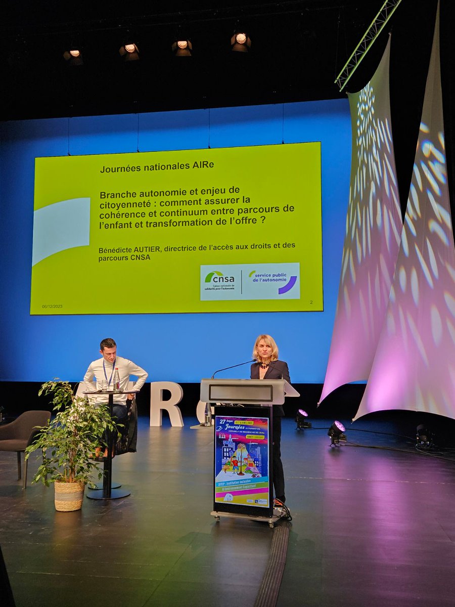 CNSA_actu's tweet photo. #JournéedelAIRe | Bénédicte Autier directrice de l’accès aux droits et des parcours @CNSA_actu "le modèle des #DITEP est inspirant. Il est adapté aux besoins des enfants et des jeunes, en permettant une plasticité des modalités d’accompagnement qui soutiennent son pouvoir d’agir" https://t.co/tug9CLTOAA