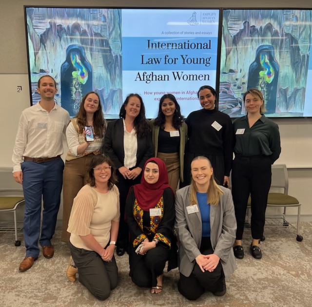 An honour to attend today's launch of the powerful report 'International Law for Young Afghan Women' with inspirational, insightful & moving contributions by incredible #young #Afghan #women, a project led by the brilliant @MonashUni student-led Amplify Afghan Women Collective