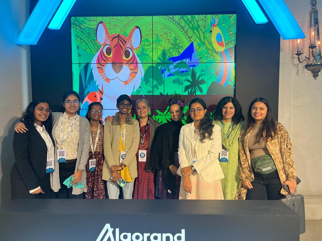 SocialIt31363's tweet photo. Thrilled to announce that two of our students, M.Kaveri(IT) and G.Bhavani(CSM), sponsored by Algorand Blockchain Foundation, represented Algorand Blockchain Club-Department of IT, GNITS. https://t.co/cpBcB7CvWE
