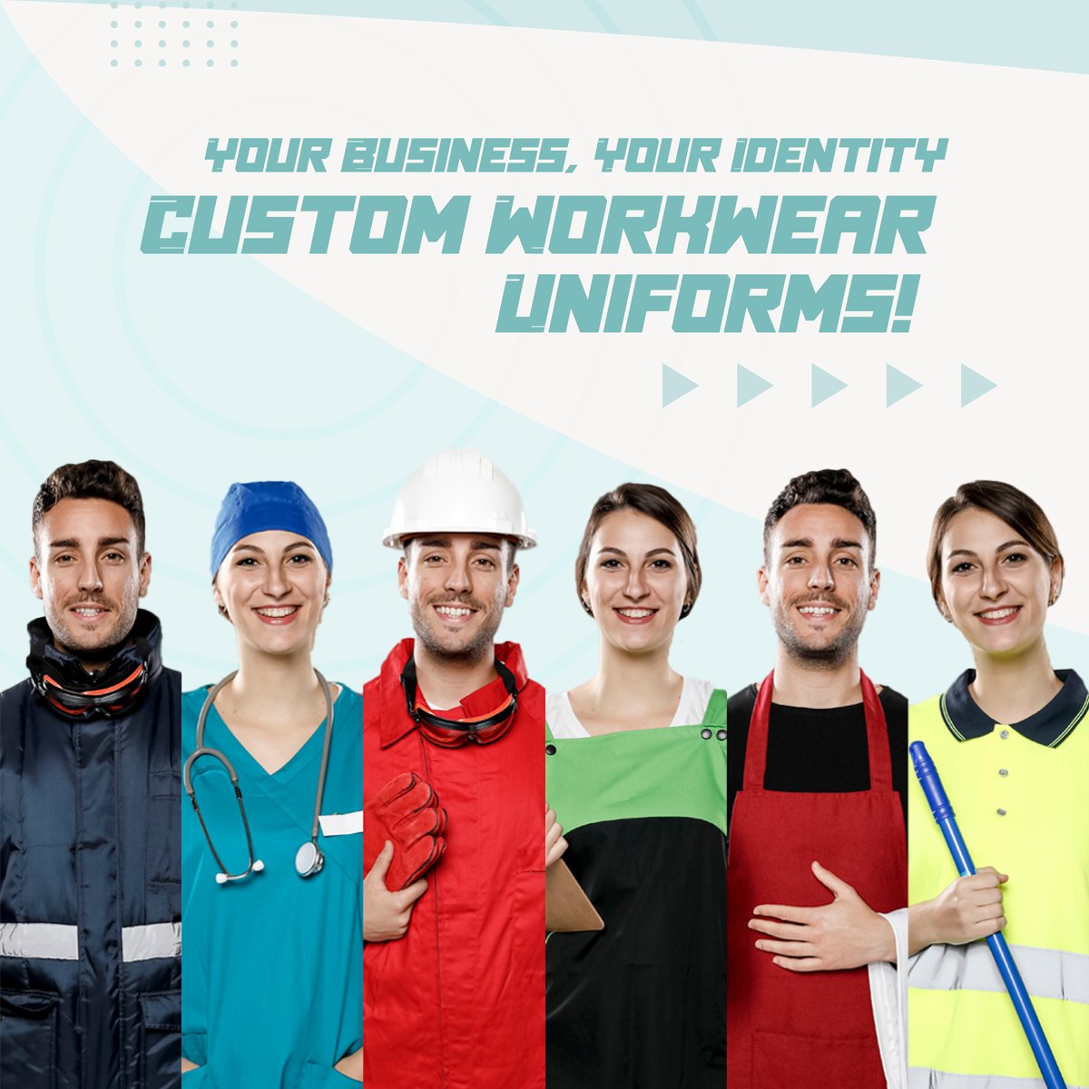 apparelnbags's tweet photo. Build a professional image and enhance your team's performance with personalized workwear that's as unique as your business.
Shop Now: https://t.co/r5RsszyY2u
#ApparelnBags #CustomWorkwear #WorkwearFashion #BrandedApparel #WorkwearApparel #SafetyGear #CustomWorkUniforms https://t.co/r9c4LNRO3L