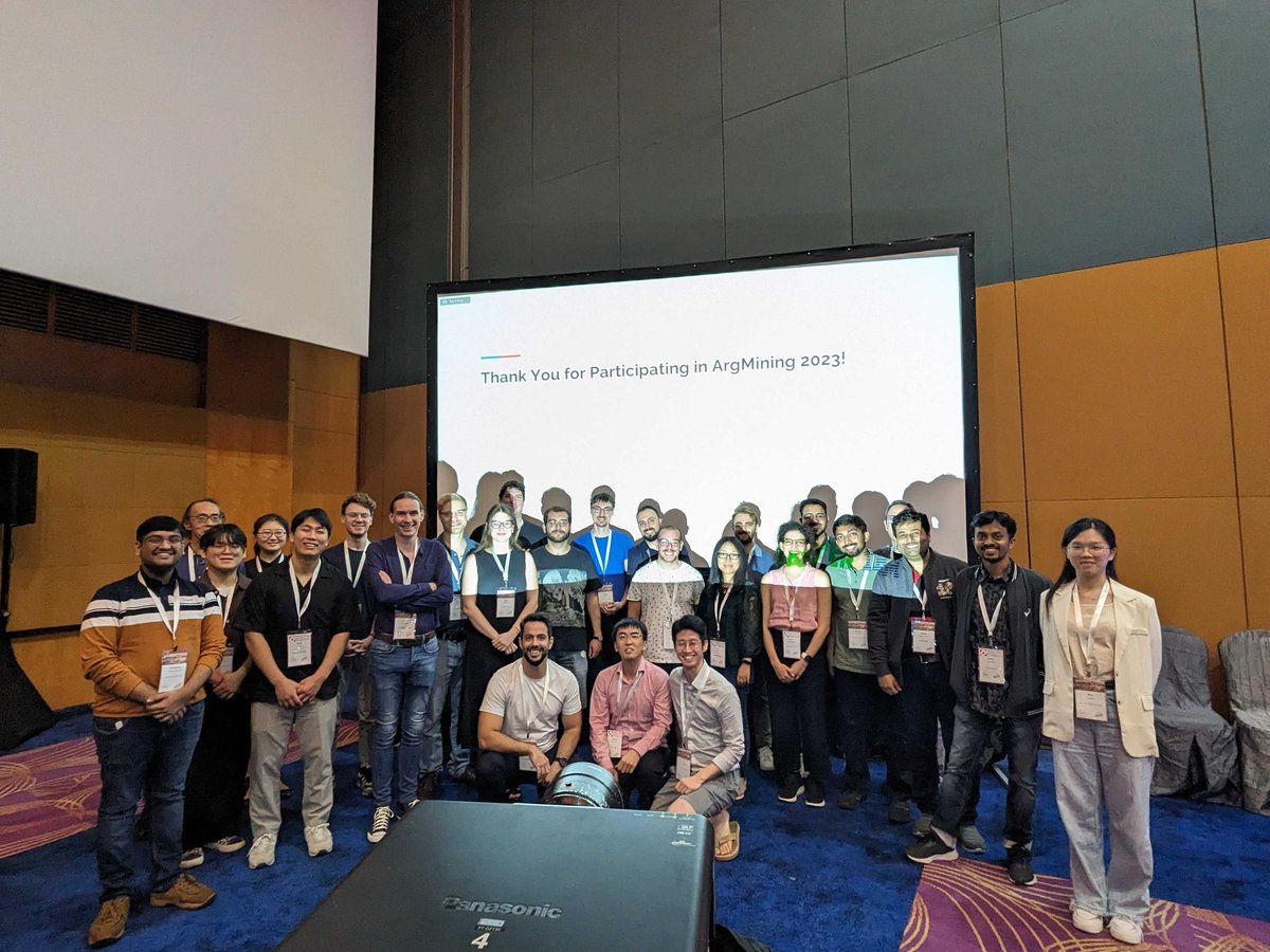 Milad Alshomary (@miladalsh) on Twitter photo Closing of the #argmining23 workshop! I had the honor to co-organize this year's version with Chung-chi Chen, Smaranda Muresan, Joonsuk Park, and Julia Roomberg! Closing of the #argmining23 workshop! I had the honor to co-organize this year's version with Chung-chi Chen, Smaranda Muresan, Joonsuk Park, and Julia Roomberg!